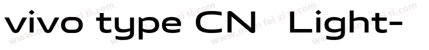 vivo type CN简 Light字体转换